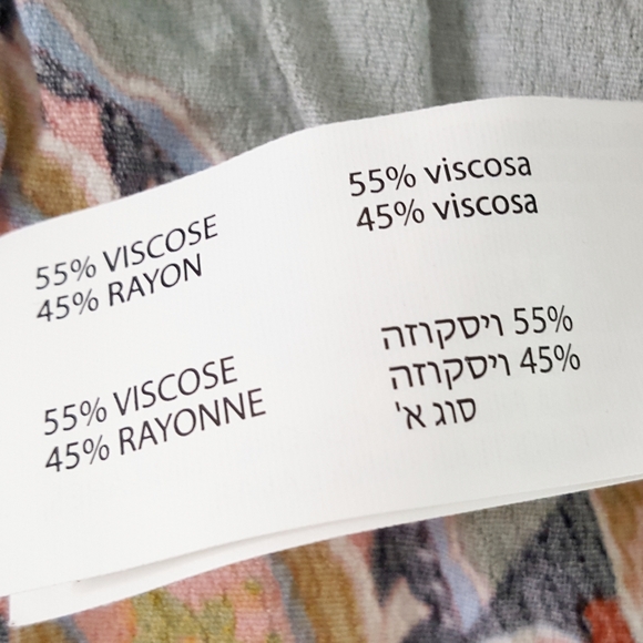 DEX🍂Multicolor Paisley Balloon Long Sleeves Peplum Blouse/ Top - Picture 8 of 10